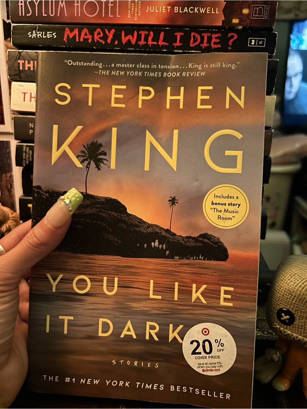 You Like It Dark — Orange Sunset Cover Coffee Table Book
